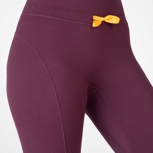 Fabletics Women's Burgundy High-Waisted Motion365® Paneled Legging Large